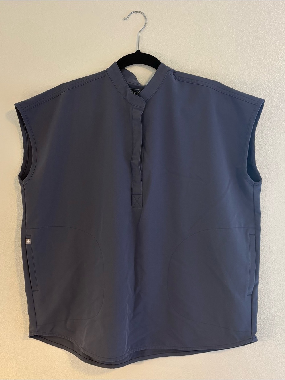 Figs Rafael Slate Blue Scrub Top
